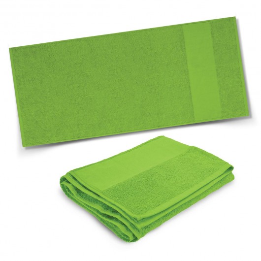 Bright Green Compact Terry Towels